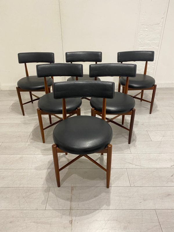 G Plan fresco Dining Chairs by Victor Wilkins - Set of 6 - Image 2