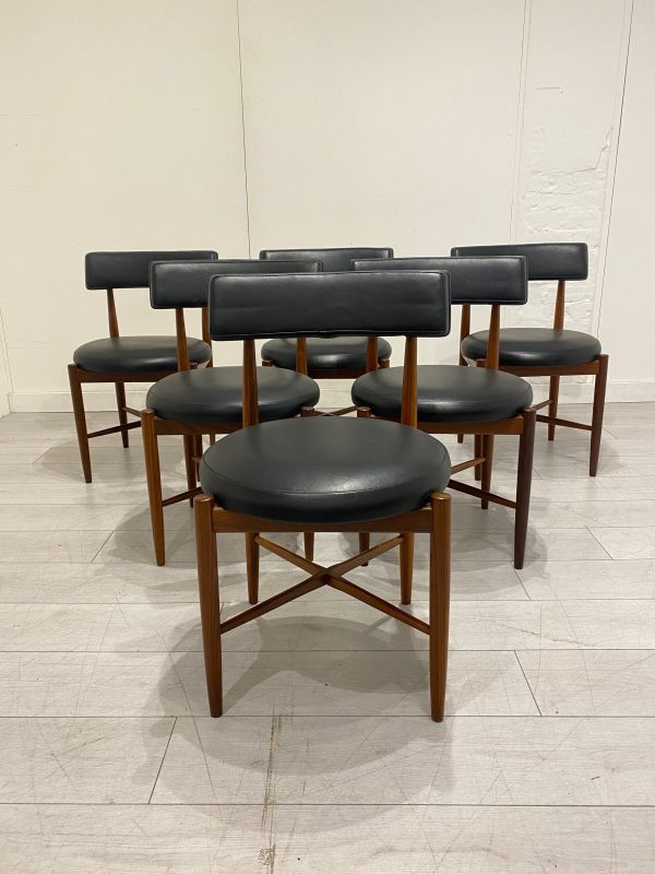 G Plan fresco Dining Chairs by Victor Wilkins - Set of 6