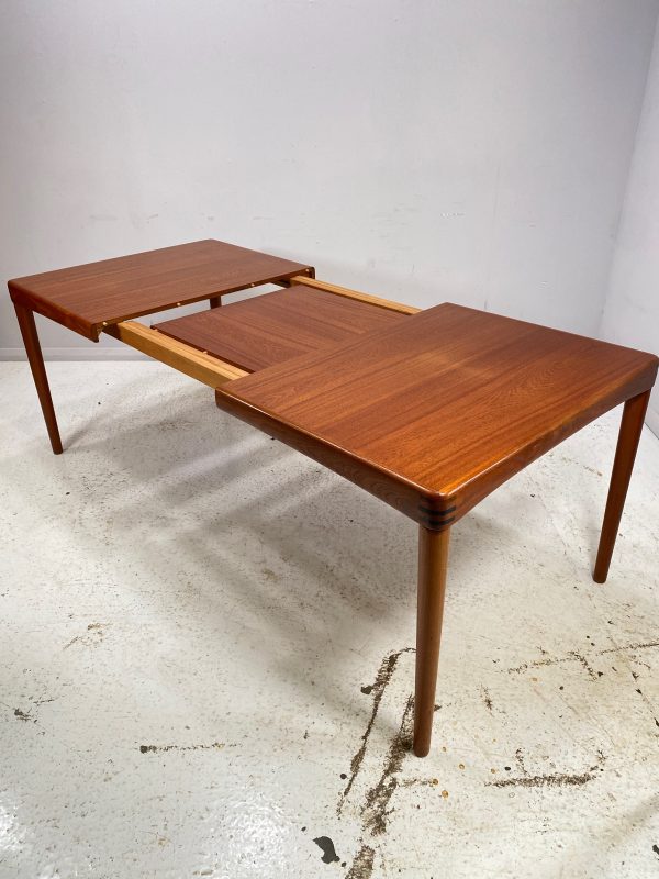 Extendable Teak Dining Table by H.W. Klein for Bramin - Image 4