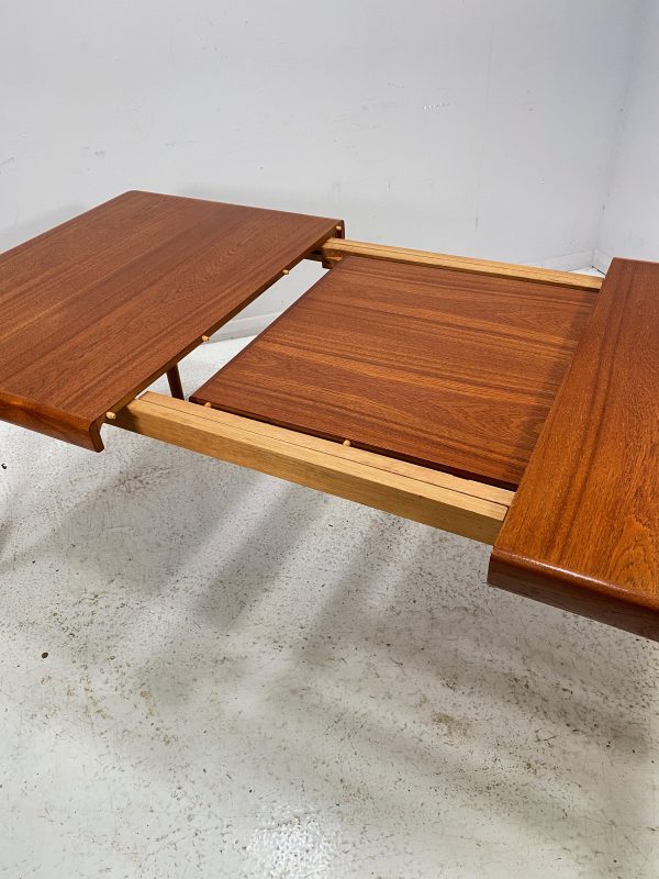 Extendable Teak Dining Table by H.W. Klein for Bramin - Image 3