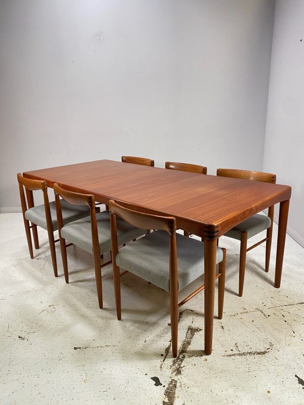 Extendable Teak Dining Table by H.W. Klein for Bramin - Image 9