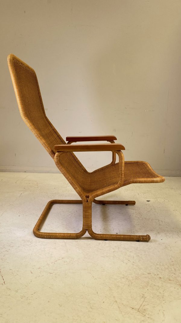 1960s Rattan Chair Designed by Dirk Van Sliedregt for Gebroeders Jonkers - Image 5