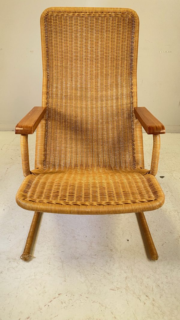 1960s Rattan Chair Designed by Dirk Van Sliedregt for Gebroeders Jonkers - Image 7