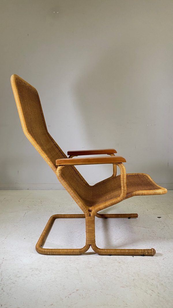 1960s Rattan Chair Designed by Dirk Van Sliedregt for Gebroeders Jonkers - Image 10