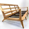 American 3 Seater Yellow Birch Sofa Frame