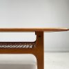 Danish 1960's Teak and Cane Coffee Table by Trioh Møbler - Image 2