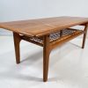 Danish 1960's Teak and Cane Coffee Table by Trioh Møbler - Image 3