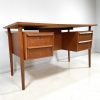 Danish Twin Pedistal Floating Desk