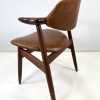 Tan Leather Cow Horn Chair by Tijsseling Nijkerk - Image 3