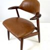Tan Leather Cow Horn Chair by Tijsseling Nijkerk - Image 4