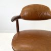 Tan Leather Cow Horn Chair by Tijsseling Nijkerk - Image 5