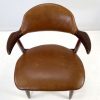 Tan Leather Cow Horn Chair by Tijsseling Nijkerk - Image 6
