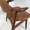 Tan Leather Cow Horn Chair by Tijsseling Nijkerk - Image 8