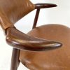 Tan Leather Cow Horn Chair by Tijsseling Nijkerk - Image 9