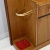Vintage Teak Hallway Coat Hat And Umbrella Stand - Image 9