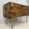 Military Trunk TV/Hi-Fi Cabinet - Image 6