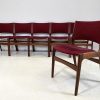 Danish Erik Buch Afromosia Dining Chairs - Set of 6