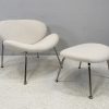 Orange Slice Chair and Footstool in the Style of Pierre Paulin - Image 2