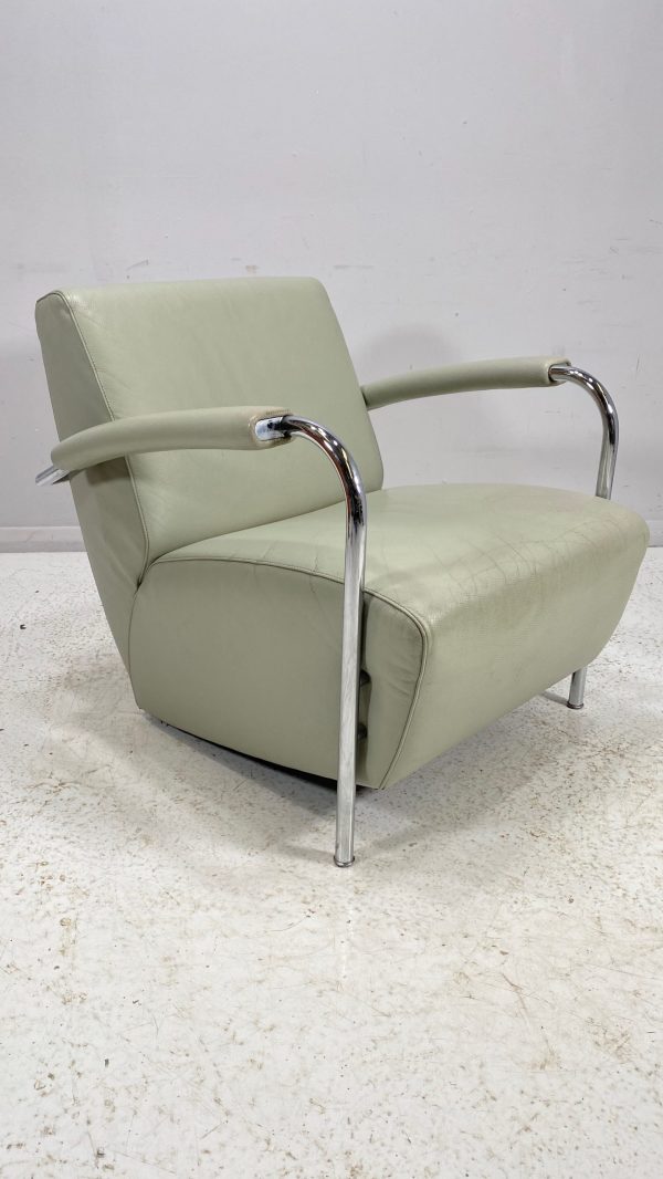 Scylla Leather Armchair by Gerard Vollenbrock for Leolux