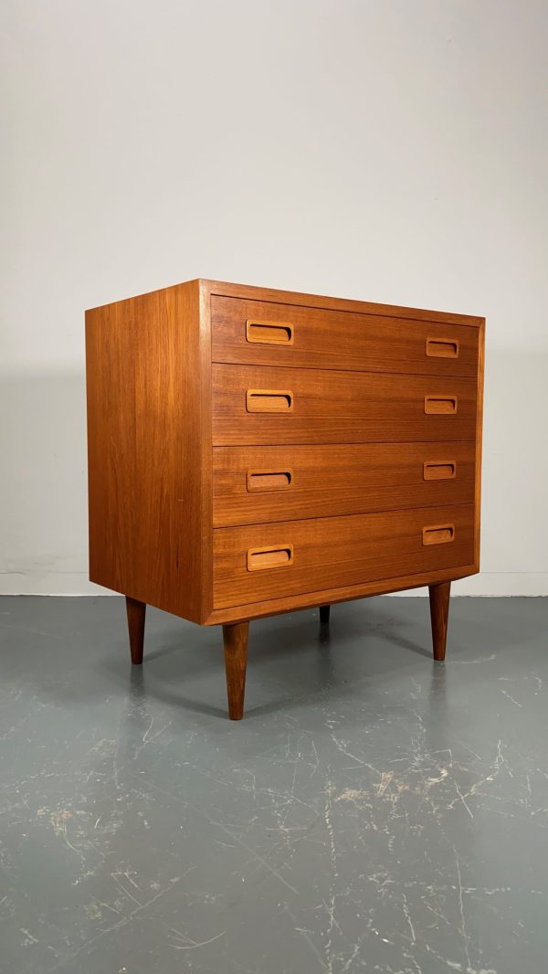 Danish Compact Chest of Drawers by Poul Hundevad